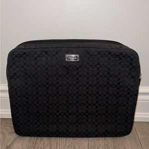 Coach Signature Black Laptop Bag